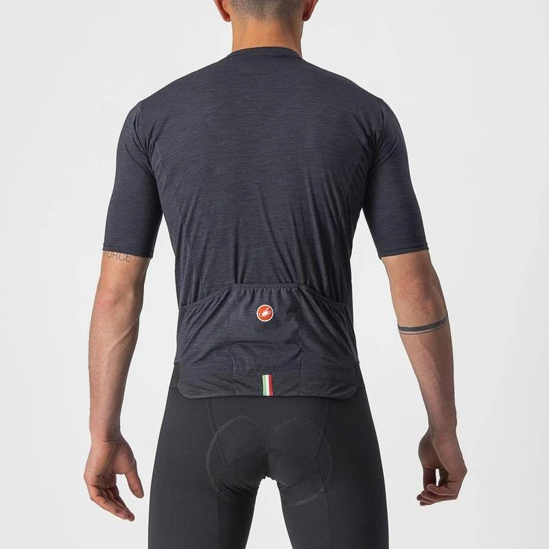 Jersey Castelli22 ESSENZA JERSEY LIGHT BLACK - Image 4