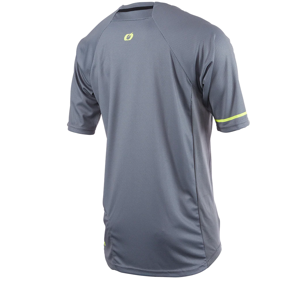 O'Neal Pin It Short Sleeve Jersey Grey/Neon Yellow - Image 2