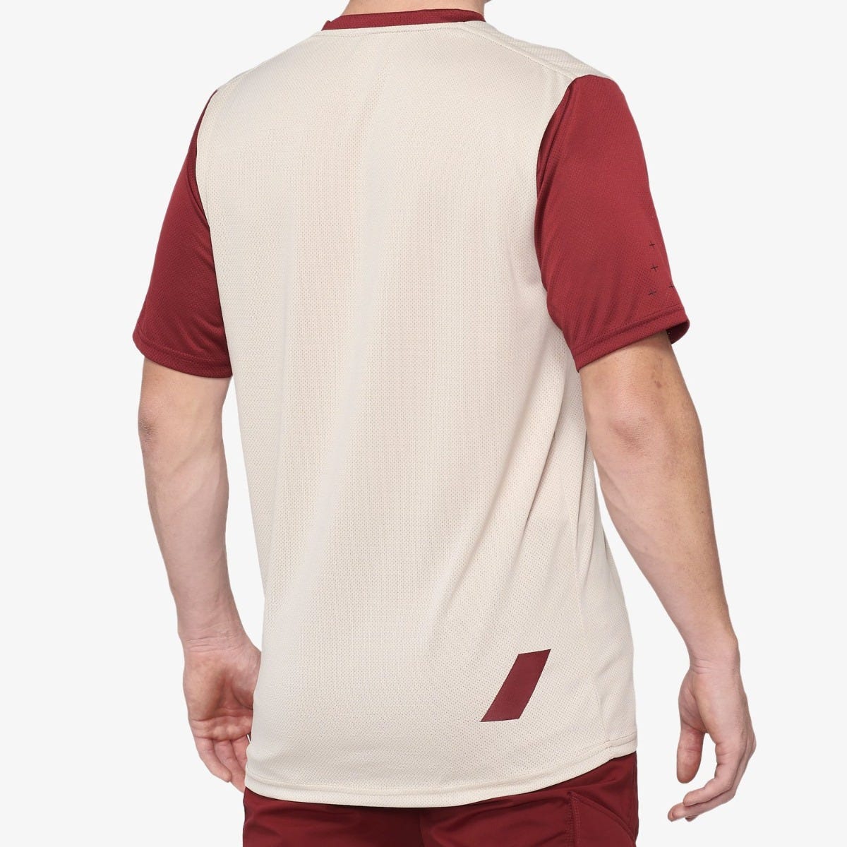 100% Ridecamp Short Sleeve Jersey Stone/Brick - Image 2