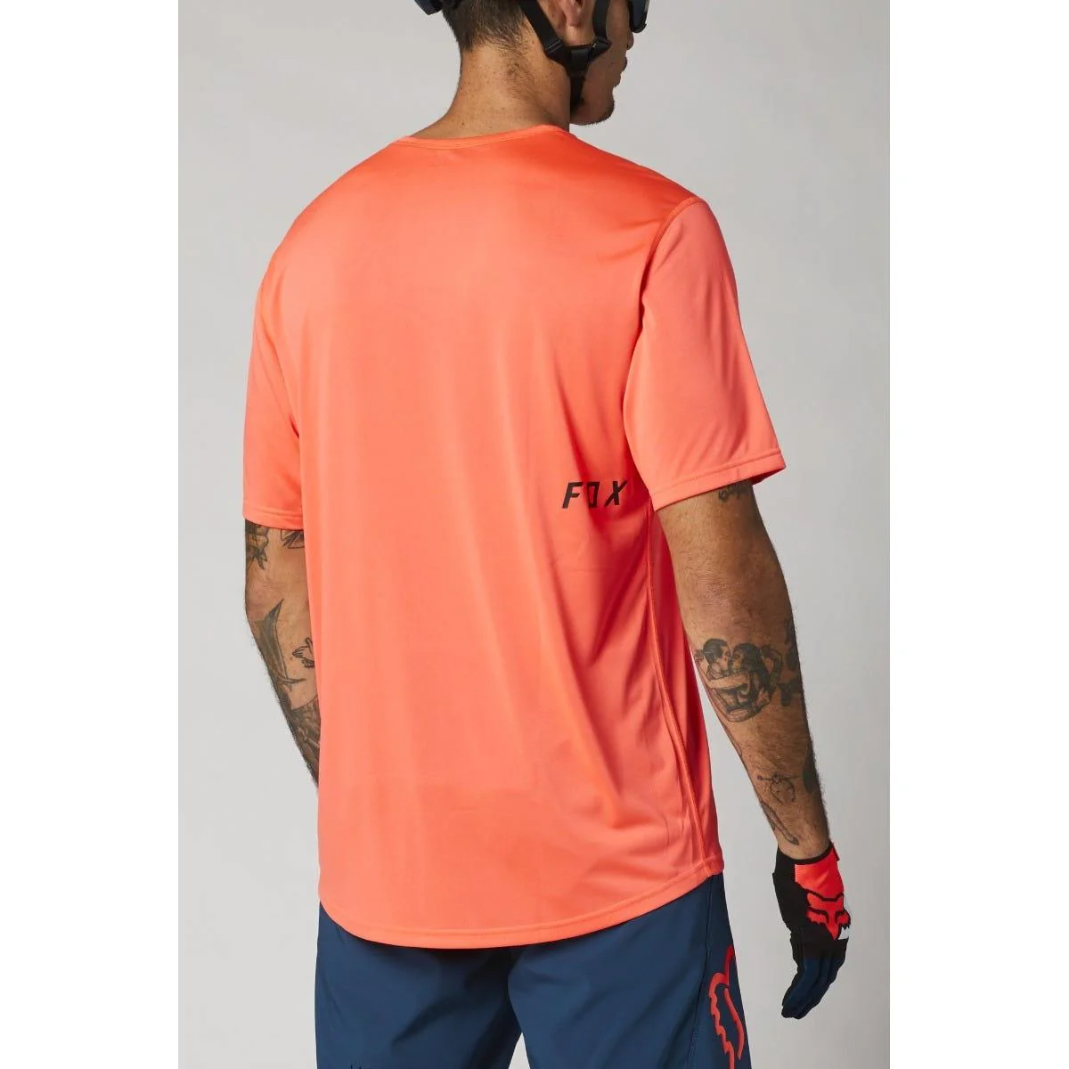 FOX Ranger Block Short Sleeve Jersey Atomic Punch - Image 2