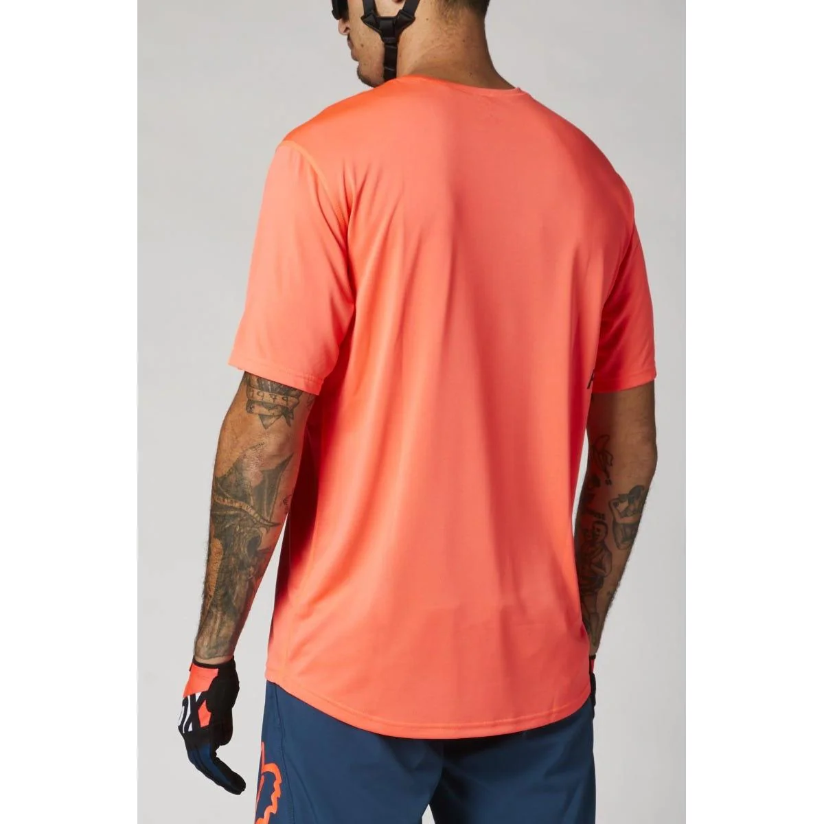 FOX Ranger Block Short Sleeve Jersey Atomic Punch - Image 4