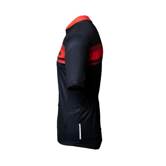 Pedal Short Sleeve Jersey Black Red - Image 4