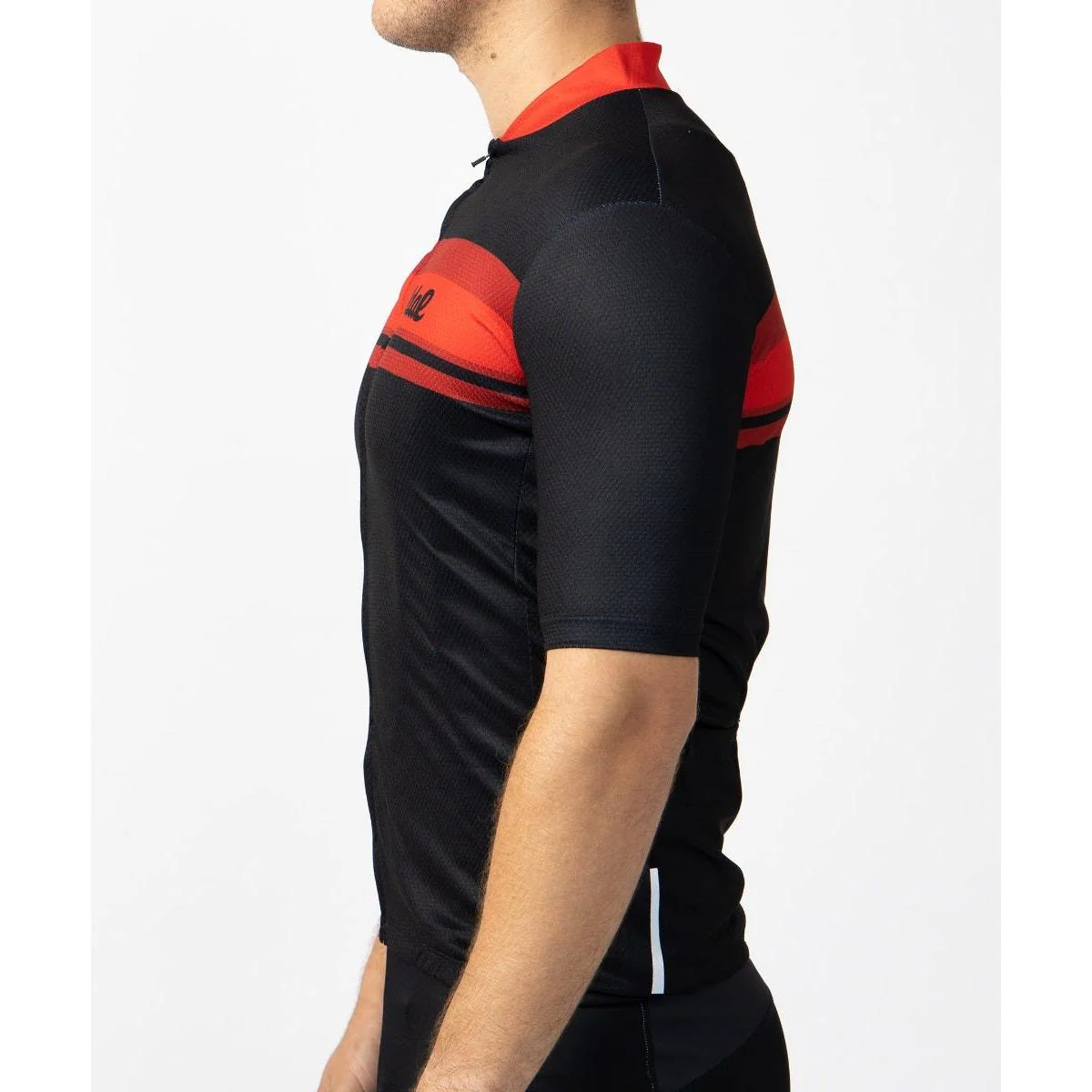 Pedal Short Sleeve Jersey Black Red - Image 7