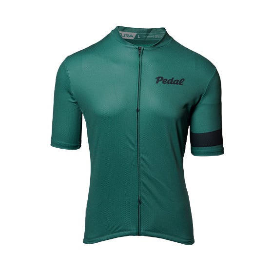 Pedal Short Sleeve Jersey Olive - Image 2