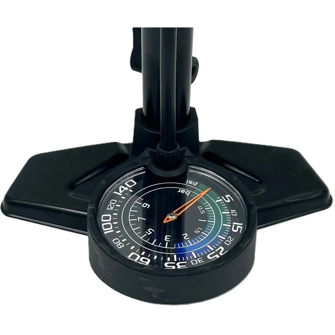 Jetblack Biggest Fella 2.0 Dual Gauge Floor Pump - Image 2