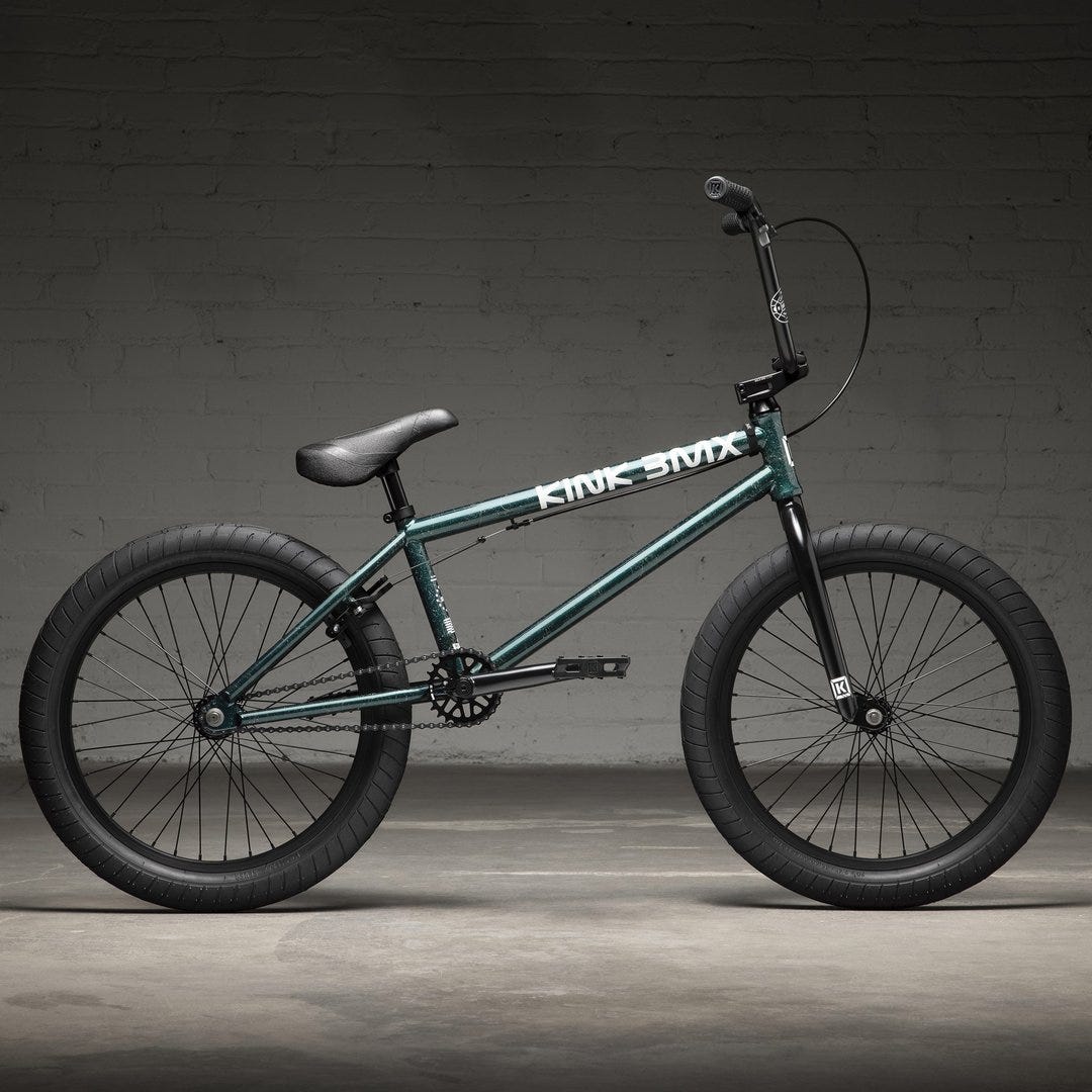 Kink Launch BMX Bike 20.25'' Gloss Galaxy Green - Image 7