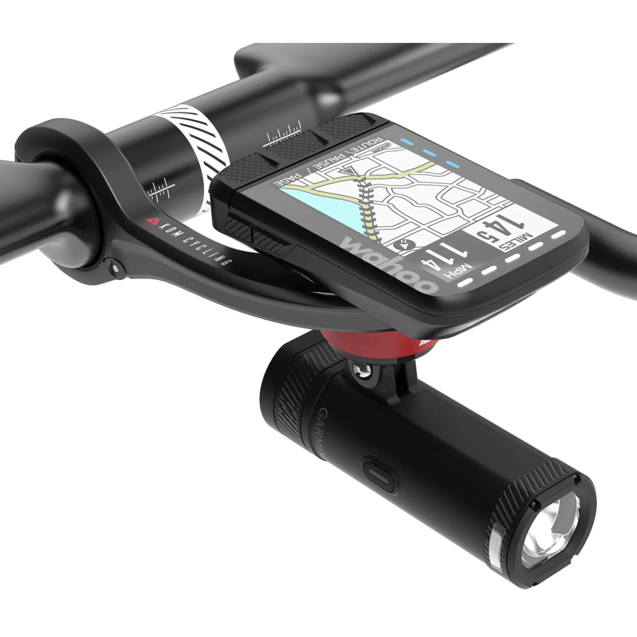 KOM Cycling Stem Computer Mount w/Quick Release for Garmin/Wahoo/GoPro - Image 4