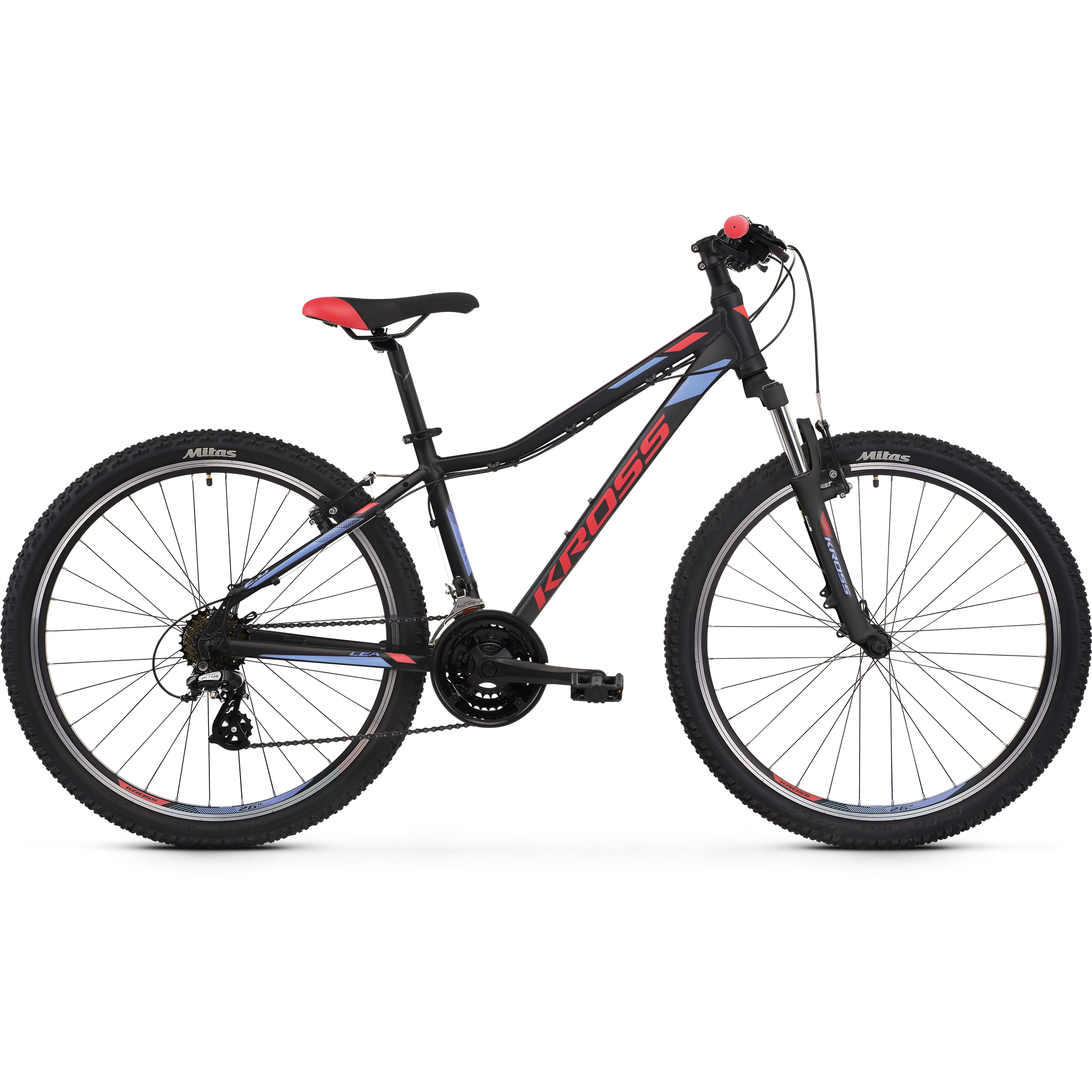 Kross Lea 2.0 26 Mountain Bike Black/Raspberry/Violet
