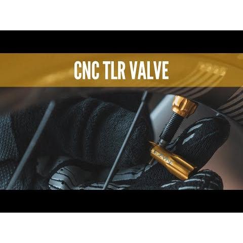 Lezyne CNC TLR Valves Red 80mm - Image 2