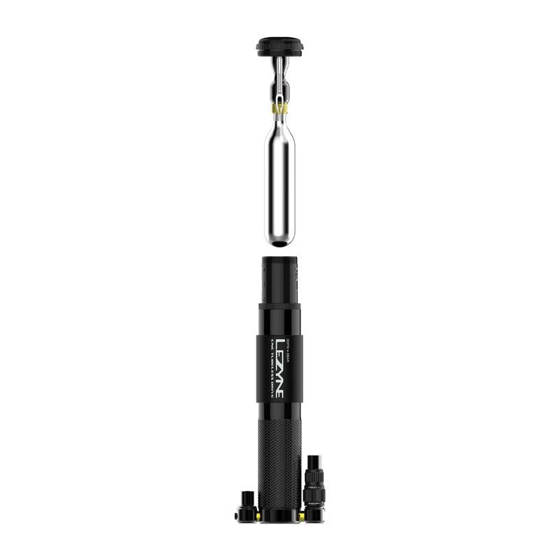 Lezyne CNC Tubeless Drive Pump and Repair Kit Black - Image 5