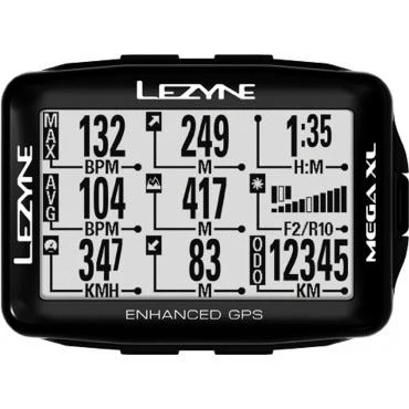 Lezyne Mega XL GPS Computer Black