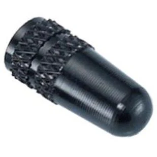 Marsone Presta Valve Cap Pair Black
