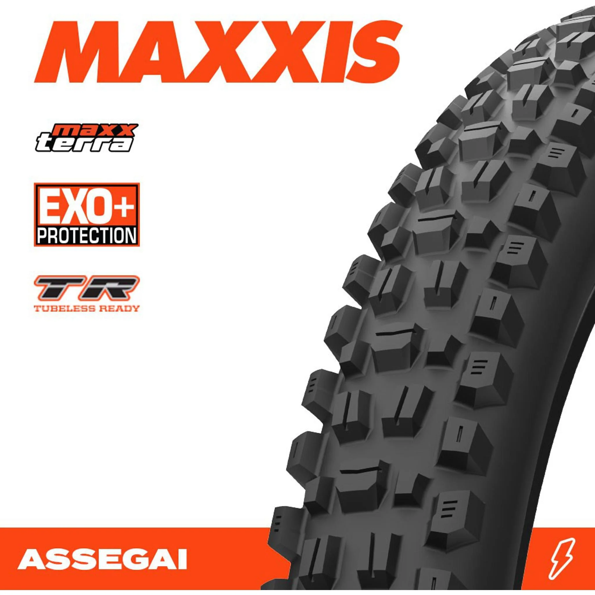 Maxxis Assegai WT 3C MaxxTerra EXO+ TR Folding MTB Tyre 29x2.5'' - Image 2