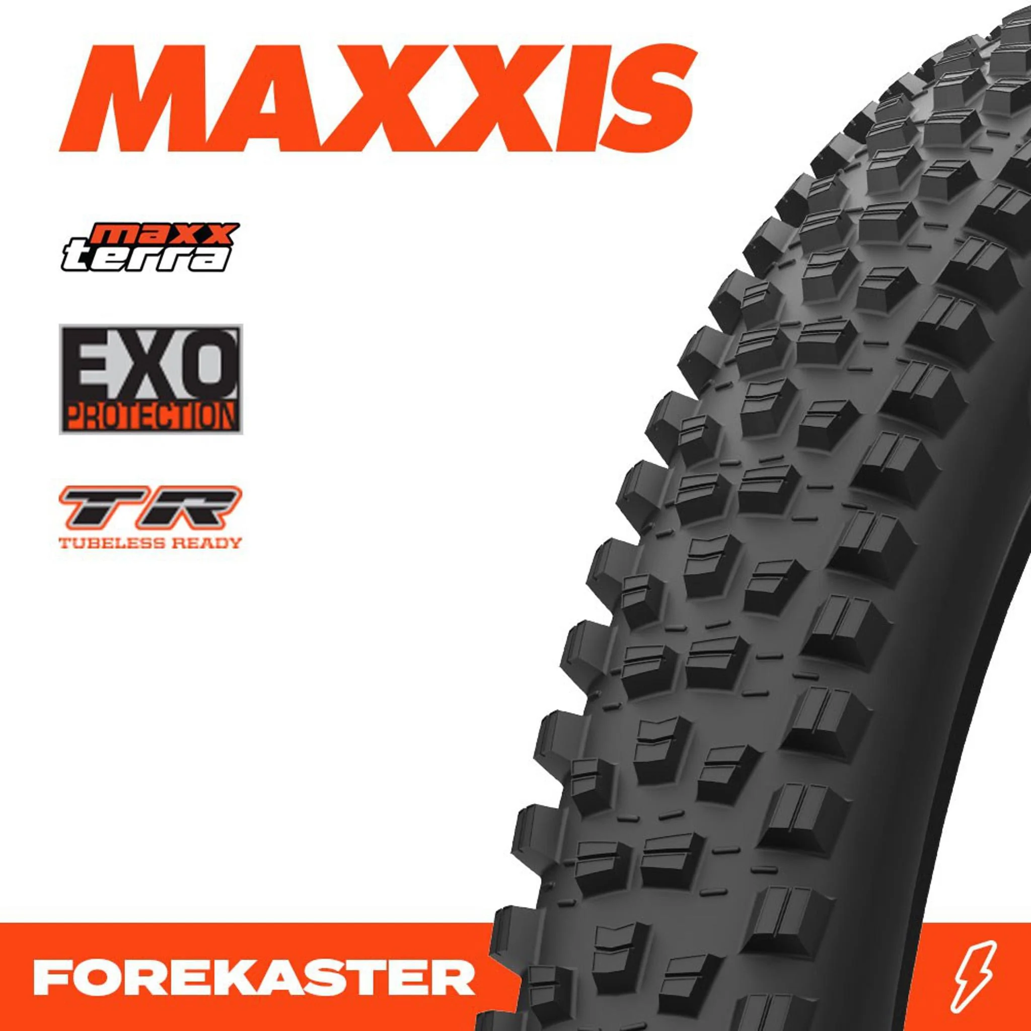 Maxxis Forekaster G2 TR WT 3C MaxxTerra EXO Folding MTB Tyre 29x2.4'' - Image 2