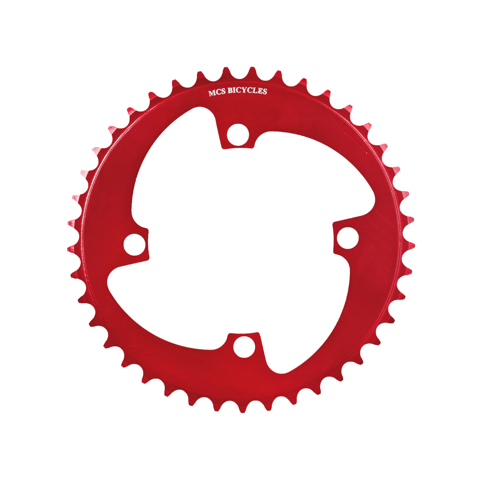 MCS 4-Hole BMX Chainring 39T Red