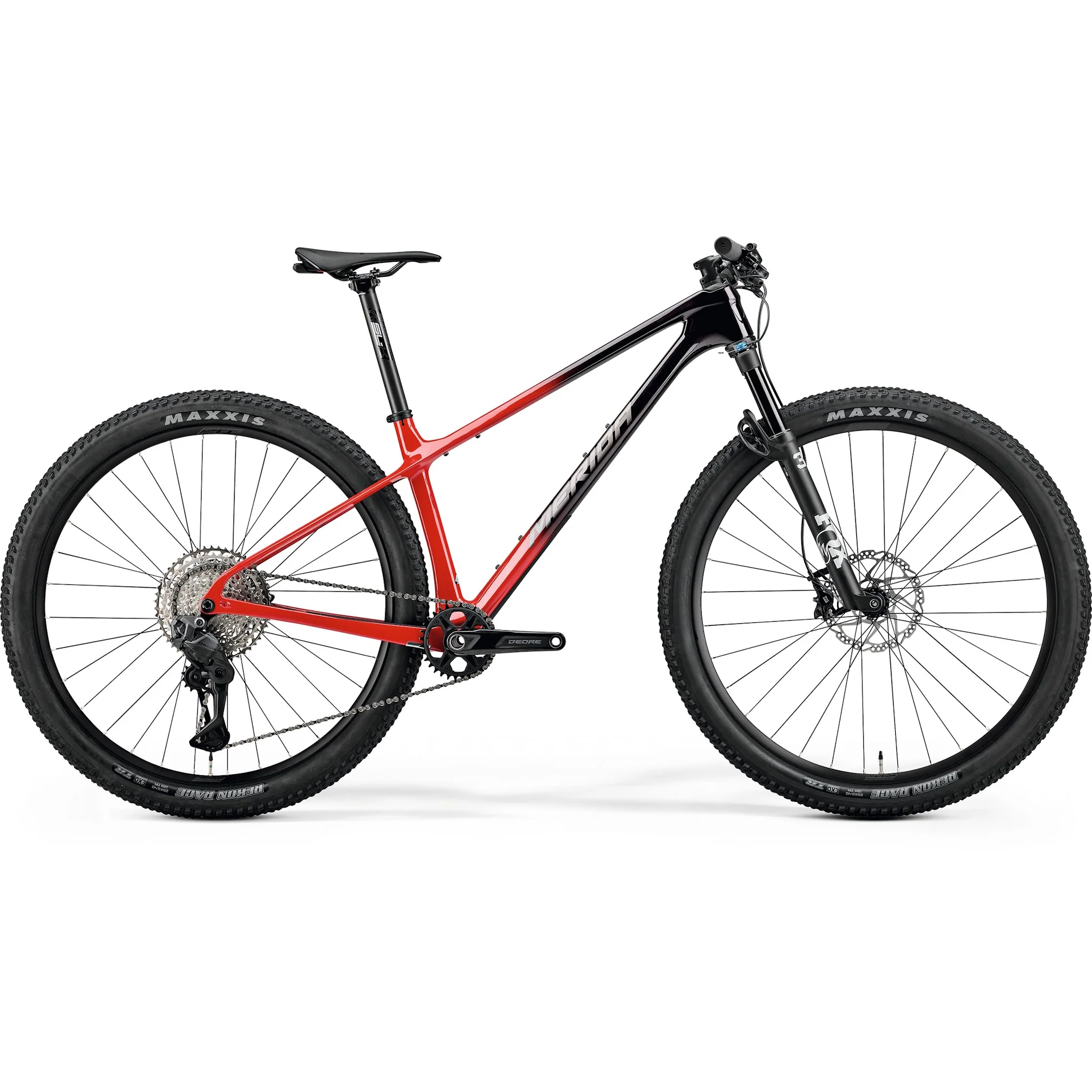 Merida Big.Nine 7000 Cross-Country Bike Black/Red/Warm Slate Grey