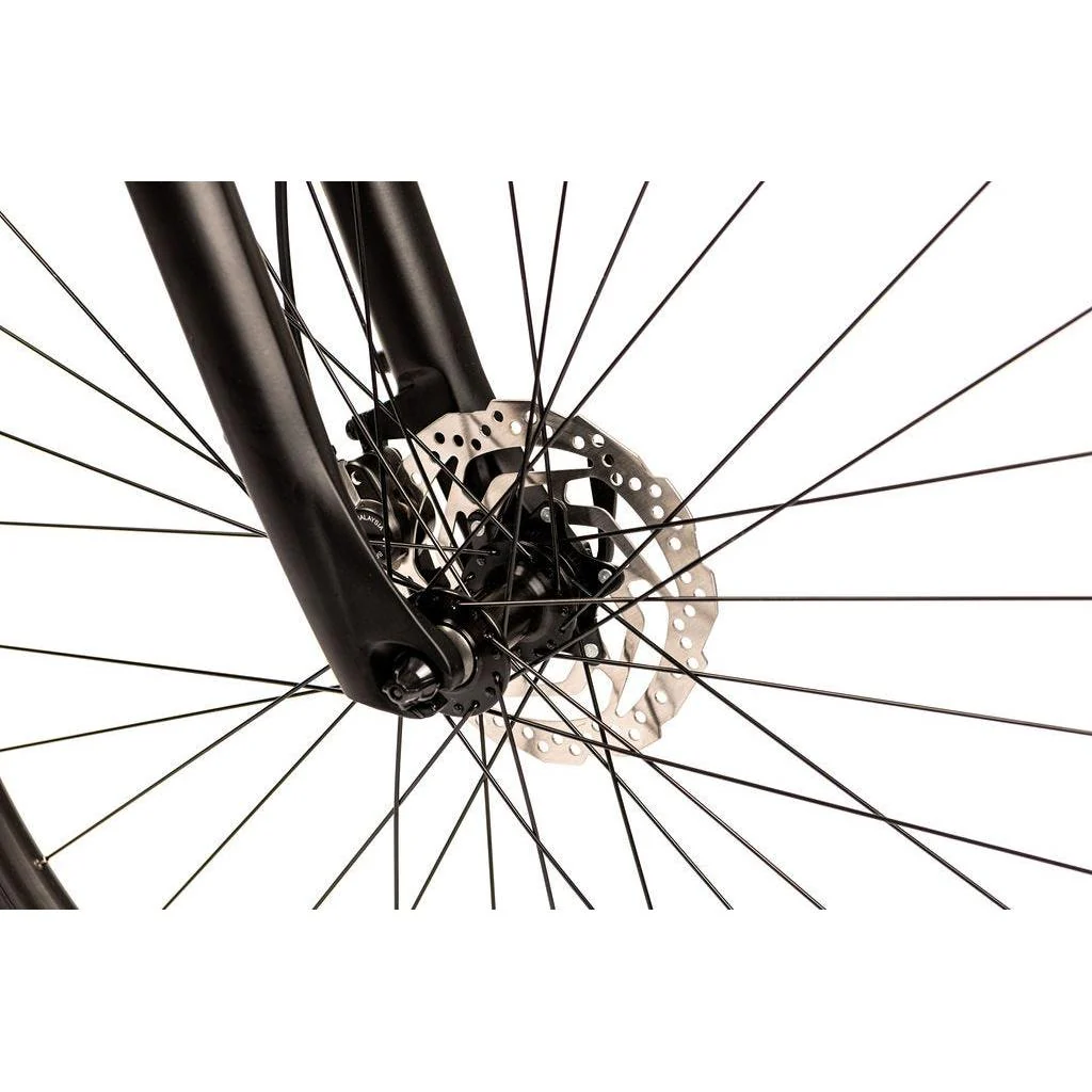 Merida Crossway 500 Hybrid Bike Glossy Black/Matt Silver - Image 6