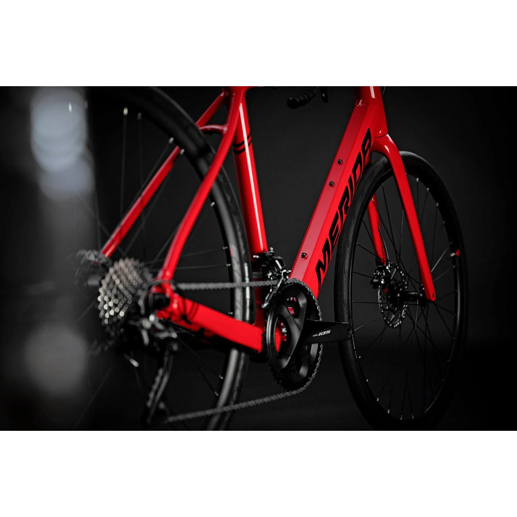 Merida eScultura 400 Electric Road Bike Race Red/Black - Image 2