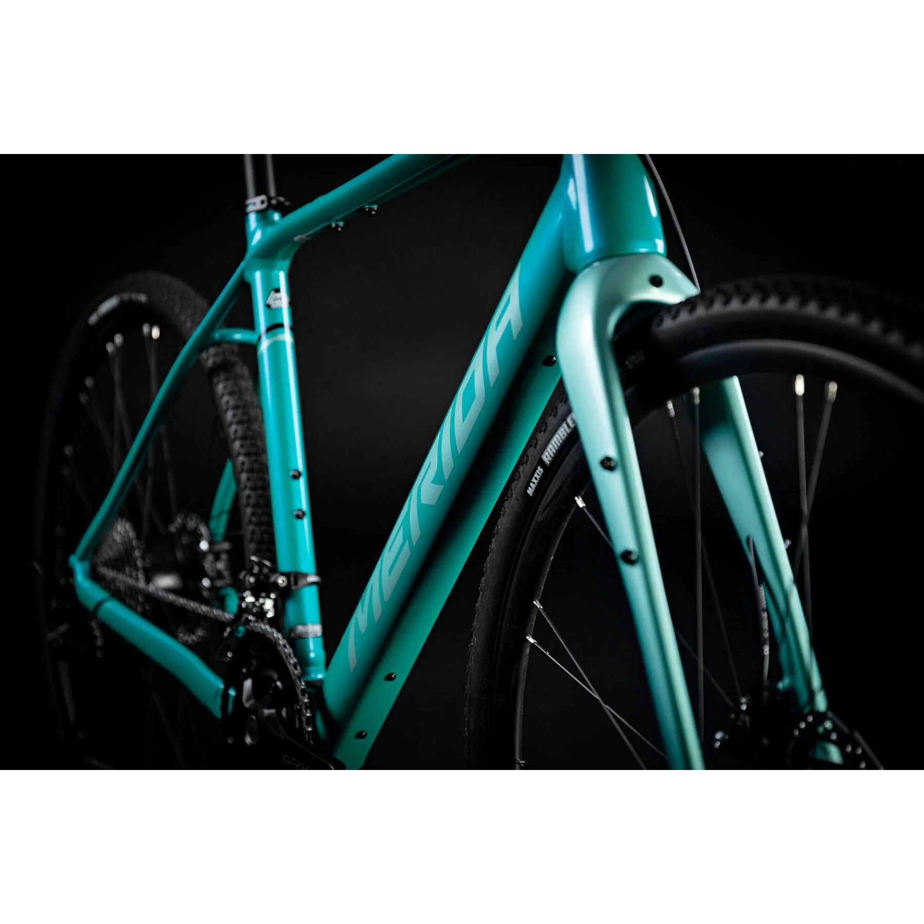 Merida eSilex 400 Electric Gravel Bike Teal Light/Teal Black - Image 4