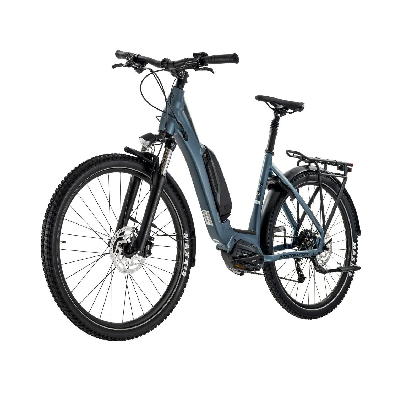 Merida eSpresso CC 400 SE EQ 504Wh Electric Hybrid Bike Silk Blue Steel/Black - Image 4