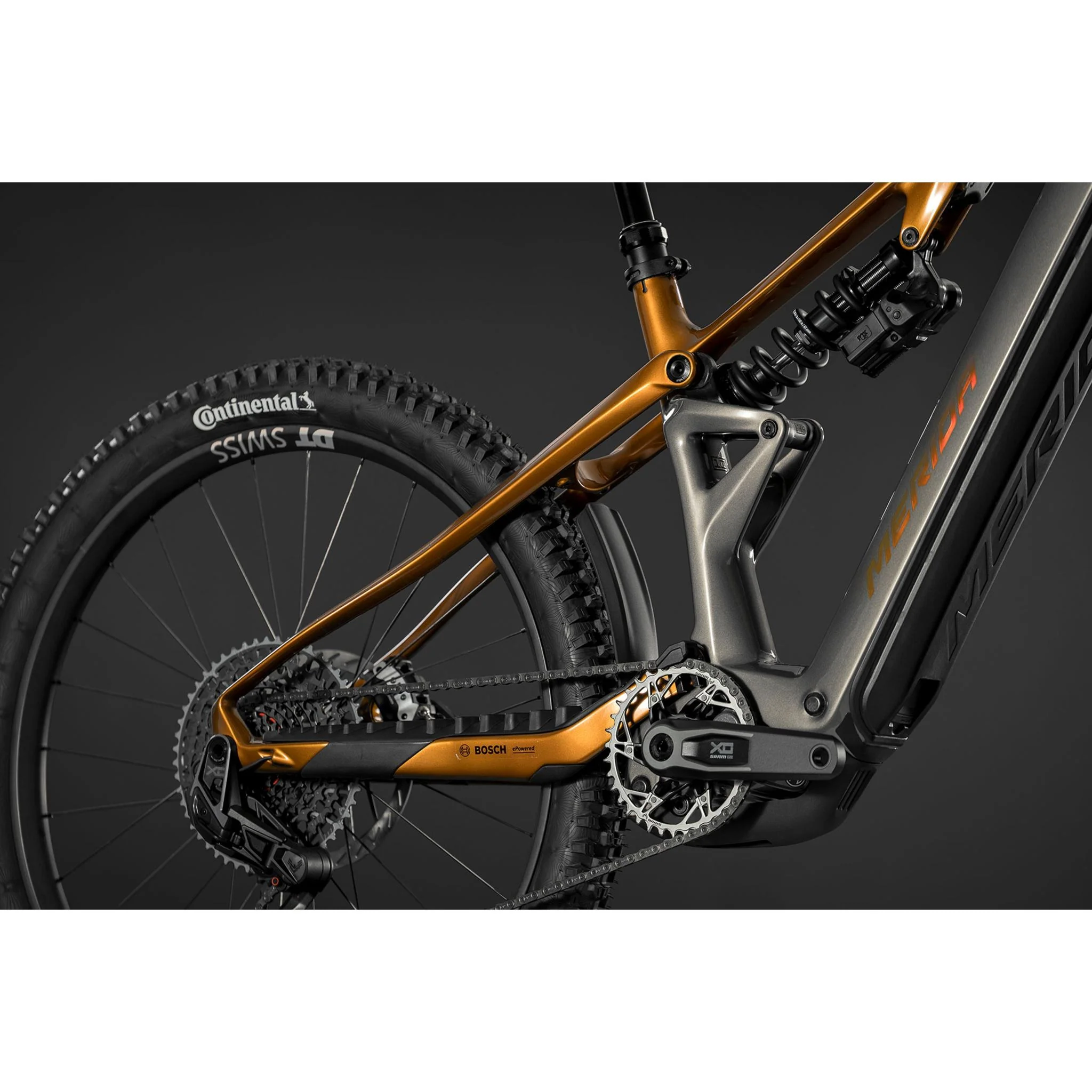 Merida Lithos 10K Electric Enduro Bike Grey/Wild Honey - Image 4