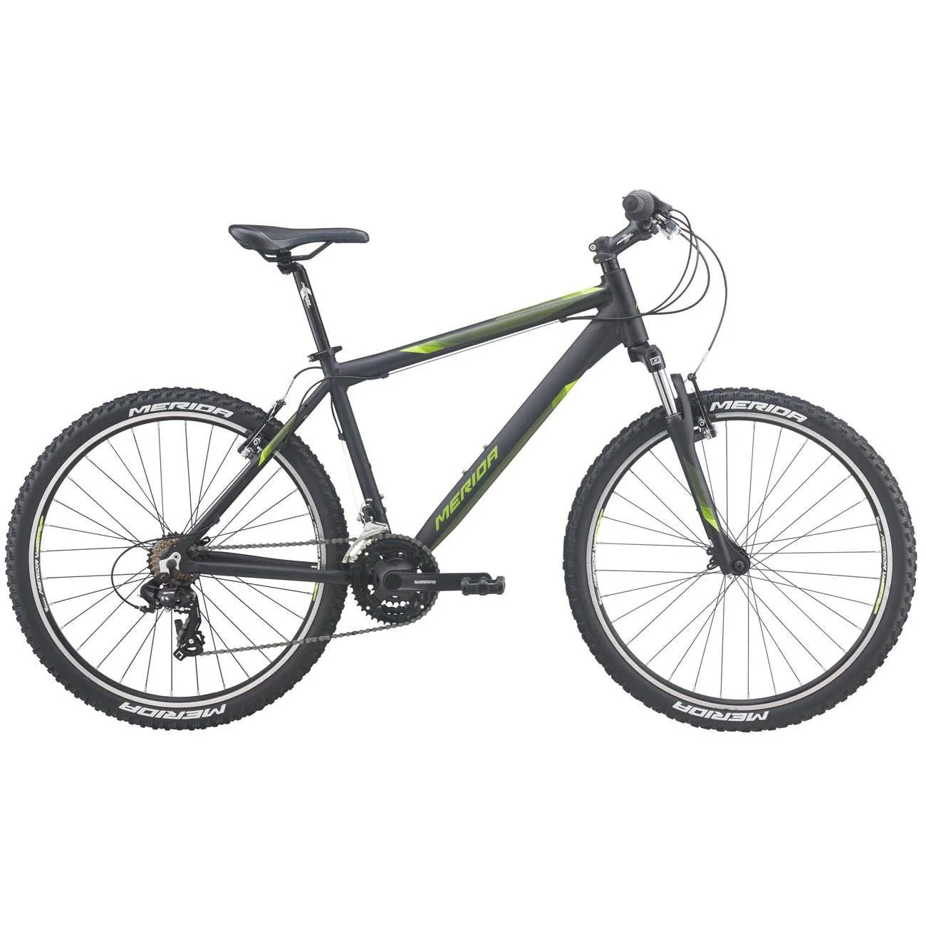 Merida Matts 6.5 V Mountain Bike Black/Green - Image 9