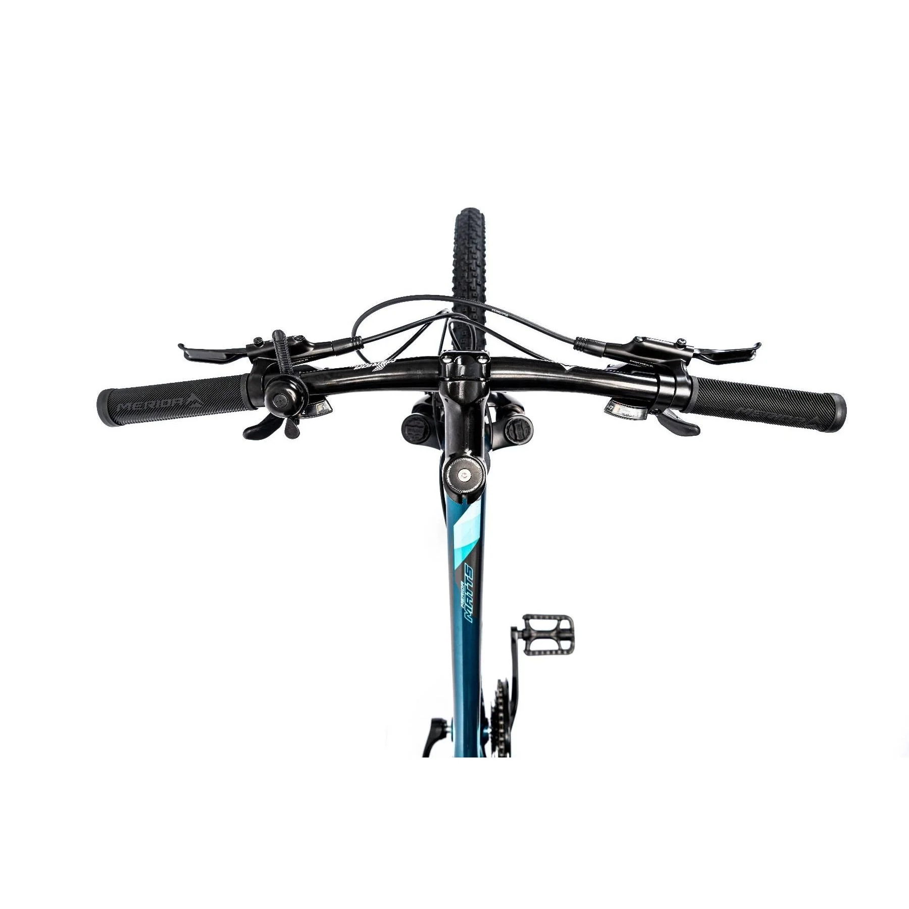 Merida Matts 7.10 D Mountain Bike Blue/Teal - Image 6