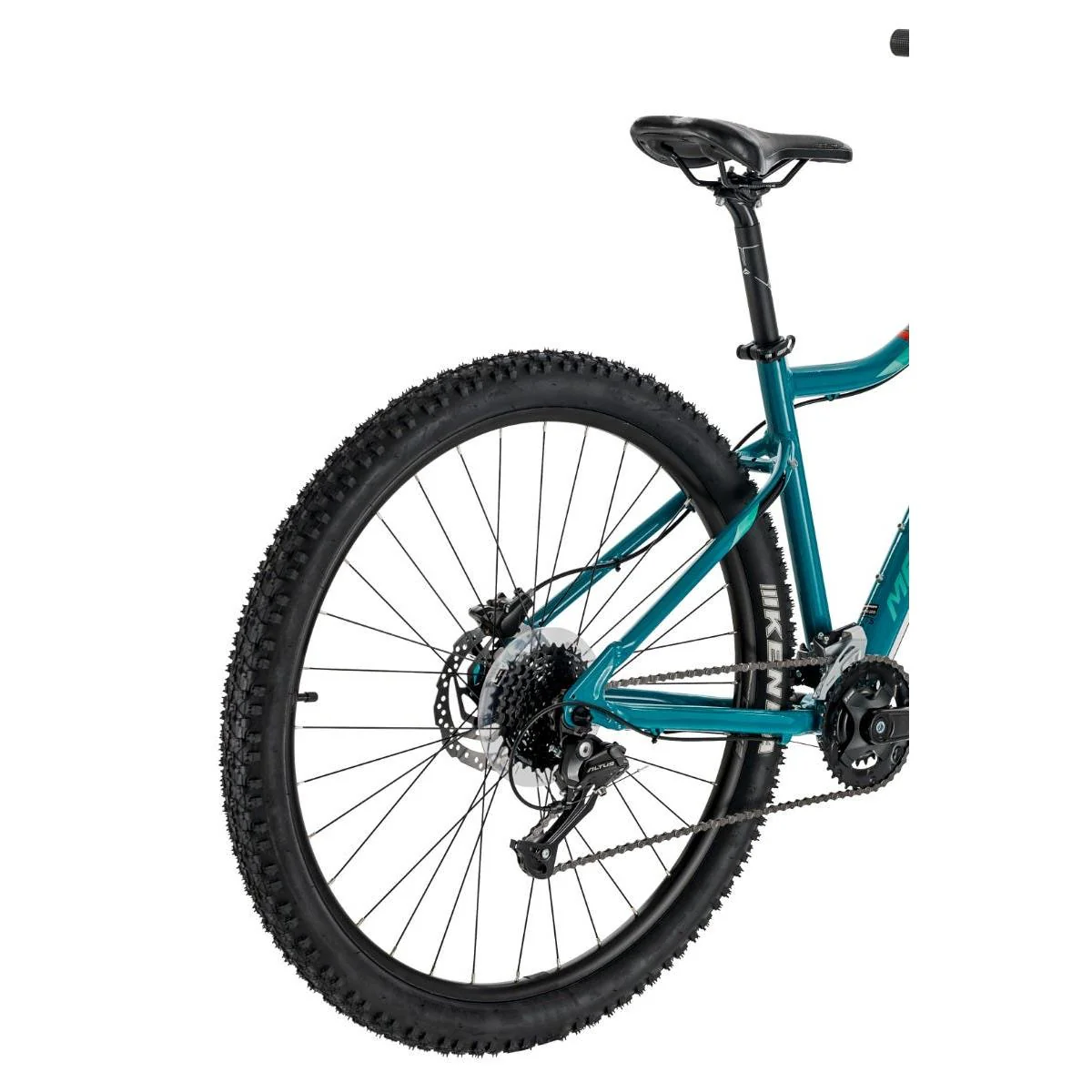 Merida Matts 7.60 Mountain Bike Glossy Teal/Silver-Green/Black - Image 5