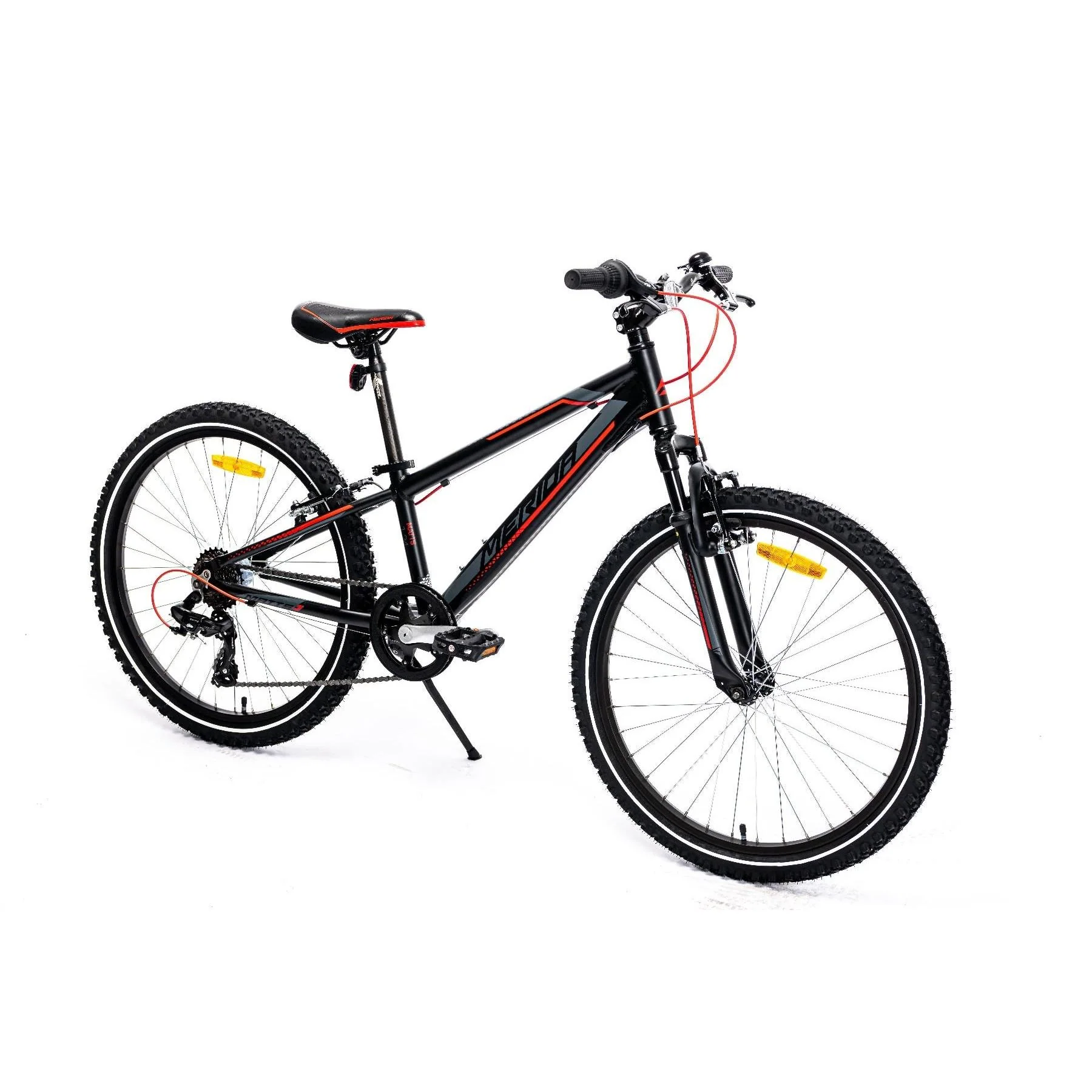 Merida Matts J24 - 24'' Kids Bike Black Grey/Red - Image 2