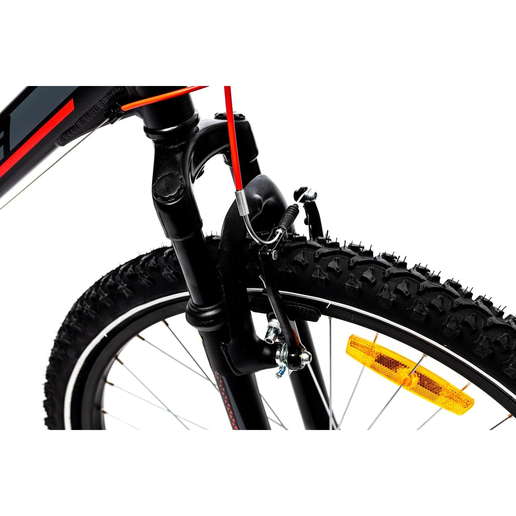 Merida Matts J24 - 24'' Kids Bike Black Grey/Red - Image 4
