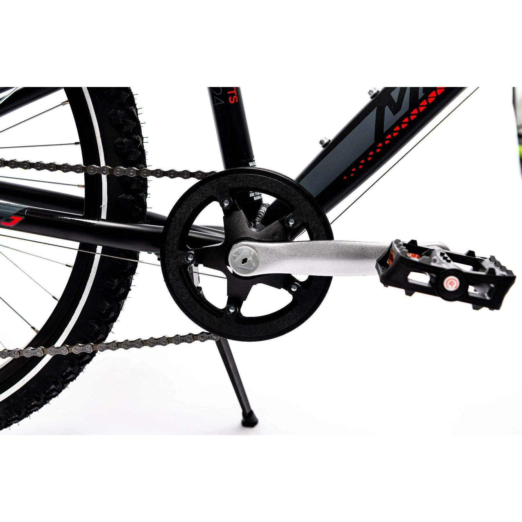 Merida Matts J24 - 24'' Kids Bike Black Grey/Red - Image 9