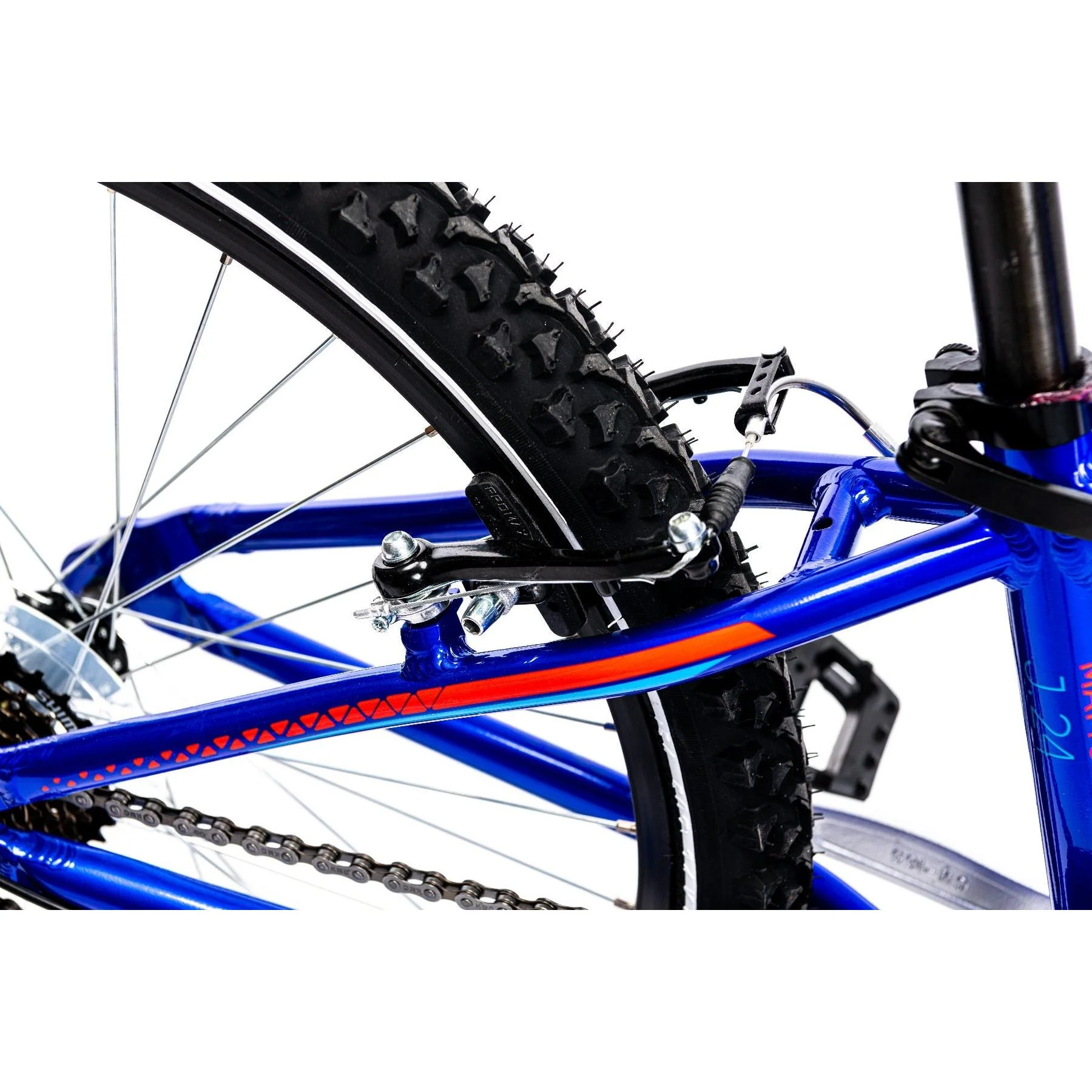 Merida Matts J24 - 24'' Kids Bike Dark Blue/Red/Blue - Image 4