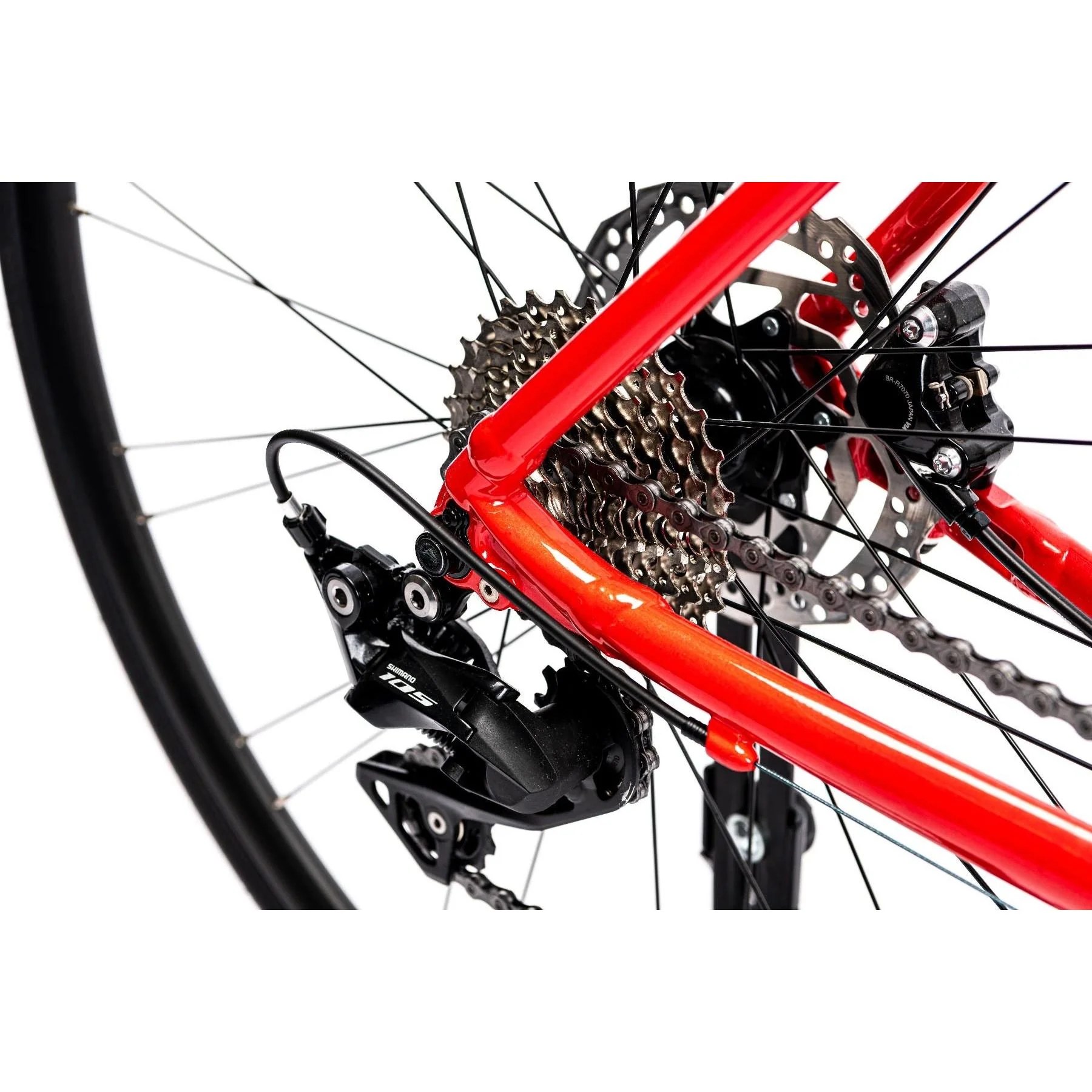 Merida Scultura 400 Road Bike Golden Red/Grey - Image 5