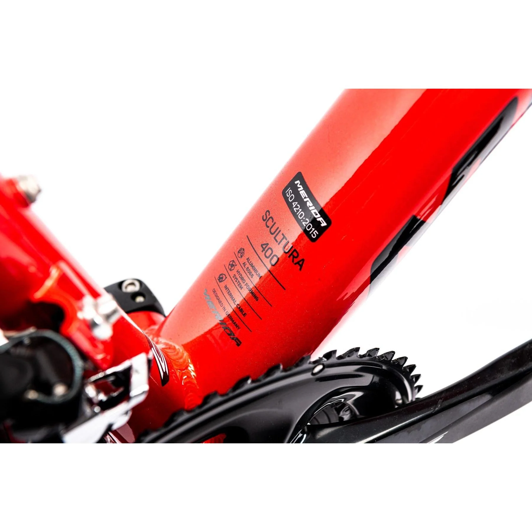 Merida Scultura 400 Road Bike Golden Red/Grey - Image 8