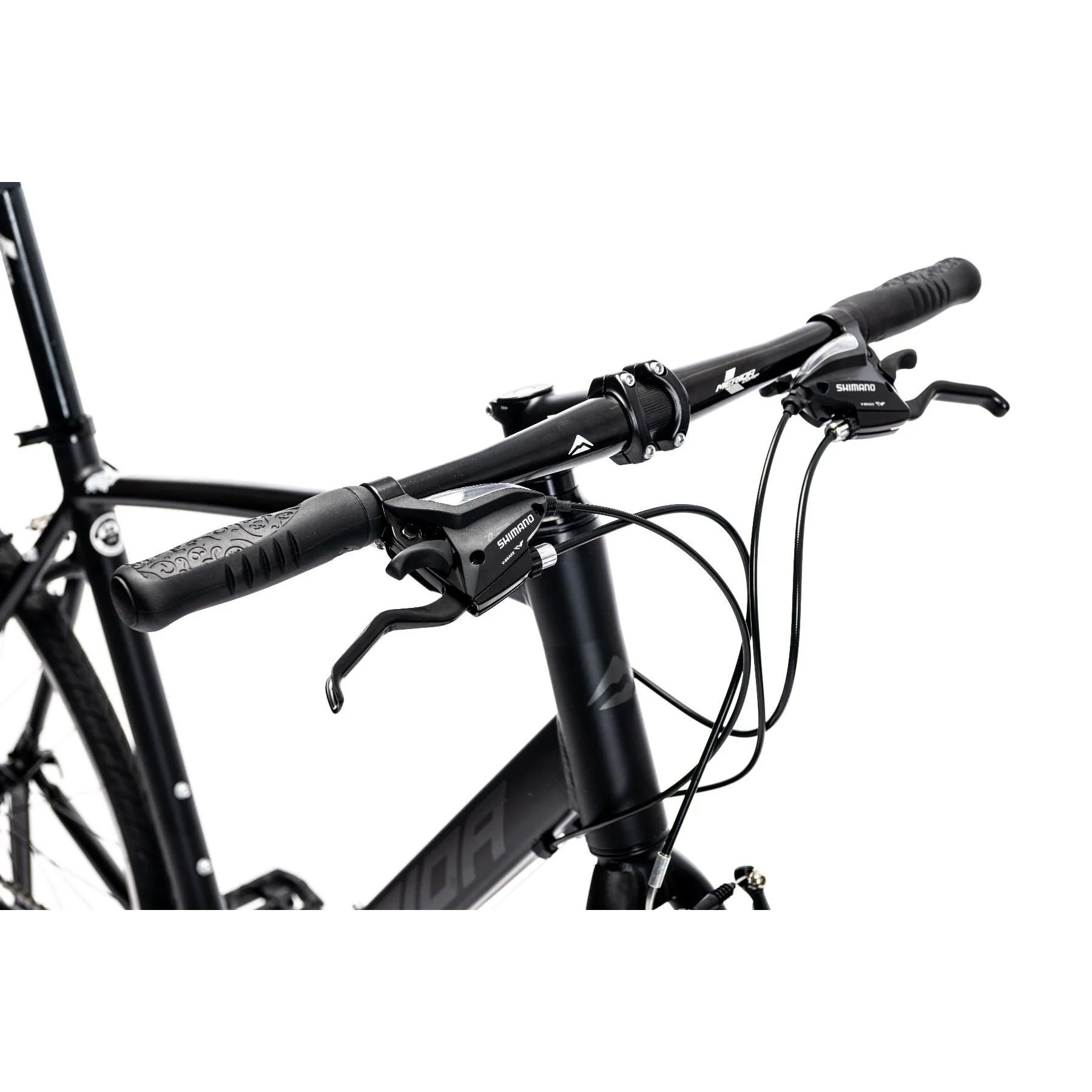 Merida Speeder 10 V Flat Bar Road Bike Matt Black/Silver - Image 3
