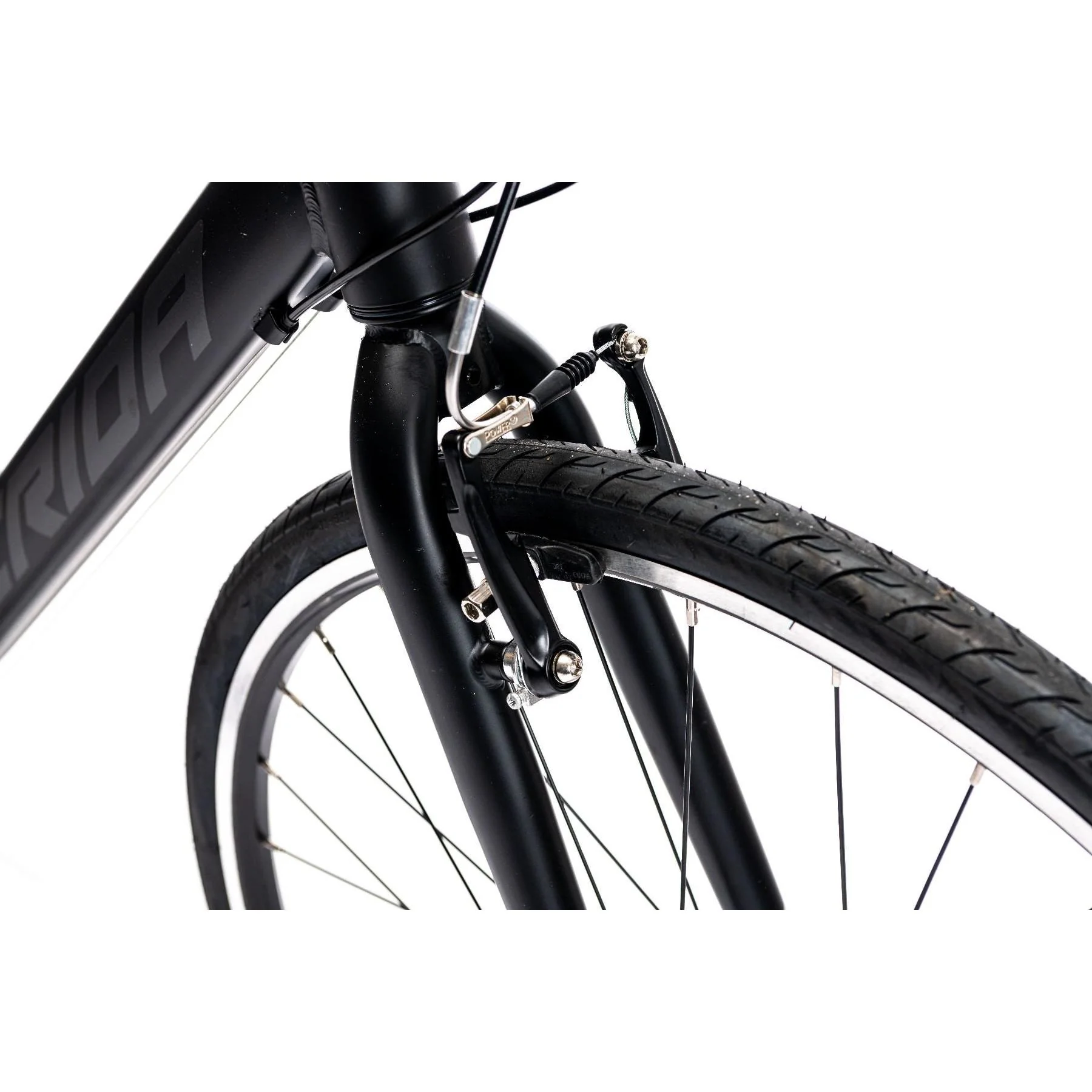 Merida Speeder 10 V Flat Bar Road Bike Matt Black/Silver - Image 5