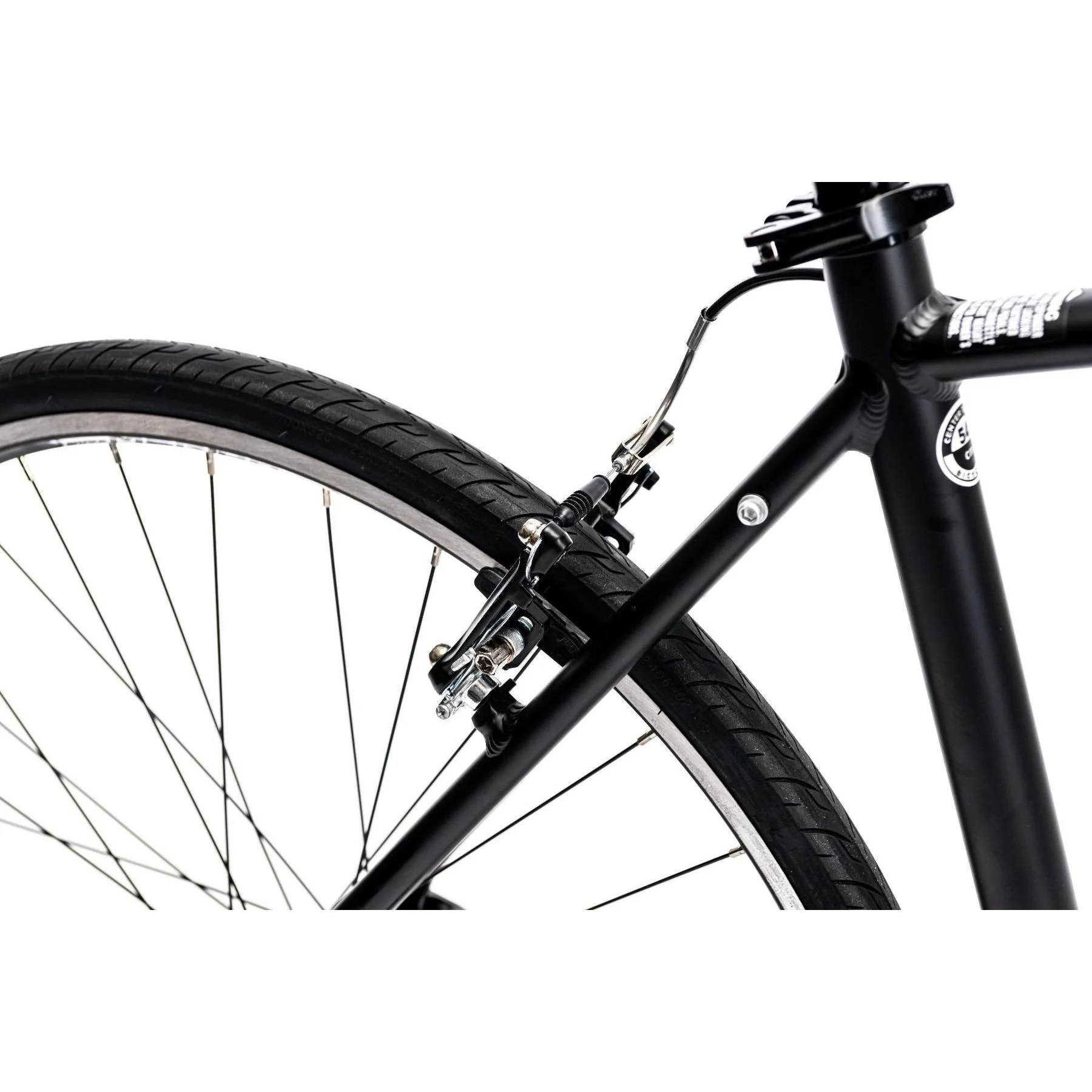 Merida Speeder 10 V Flat Bar Road Bike Matt Black/Silver - Image 6
