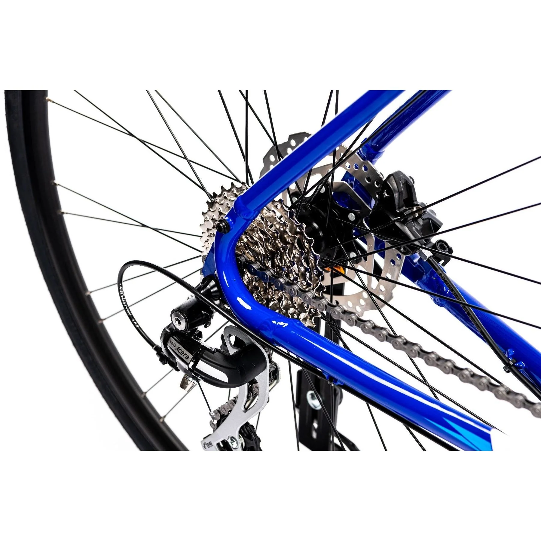 Merida Speeder 100 Flat Bar Road Bike Dark Blue/Blue/White - Image 4