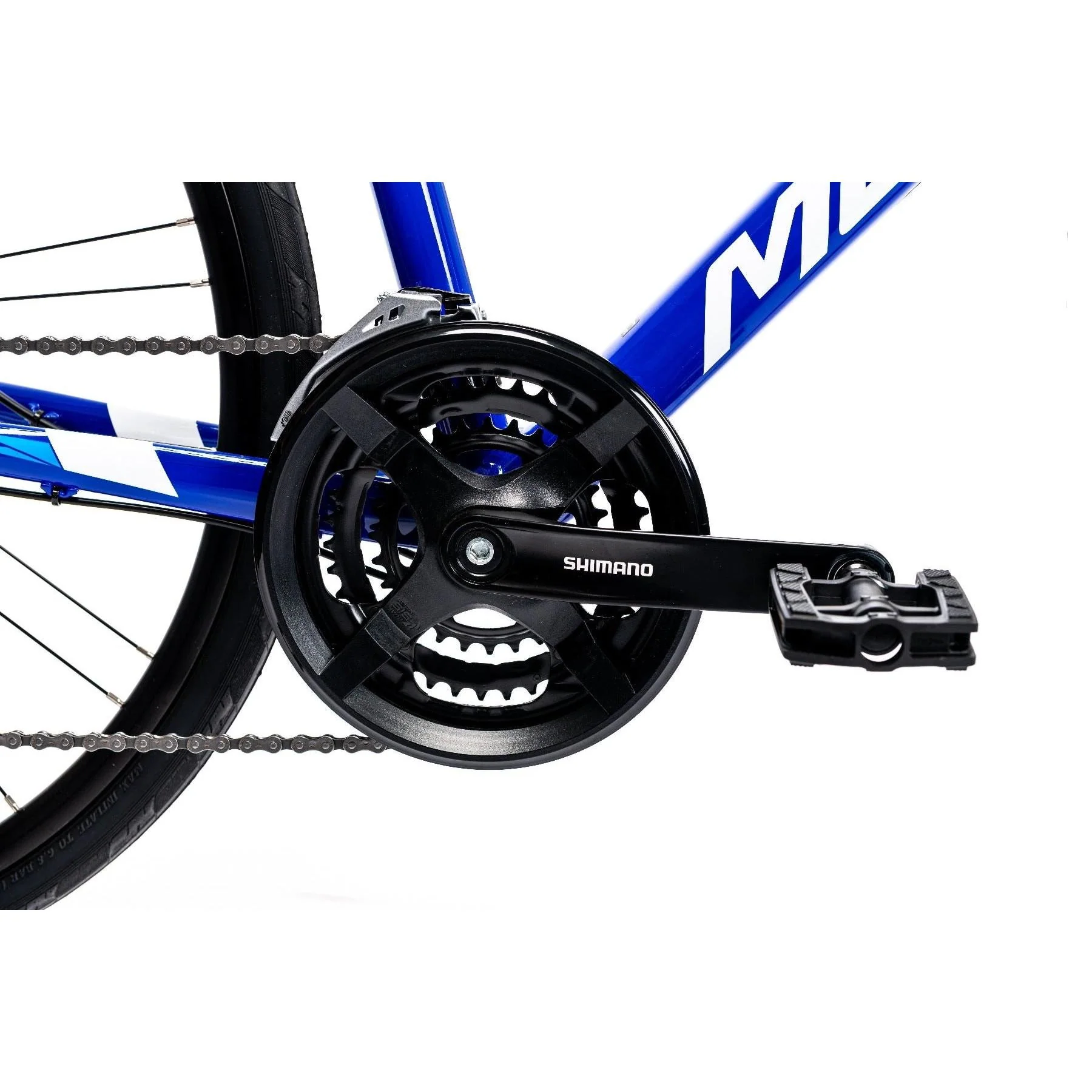 Merida Speeder 100 Flat Bar Road Bike Dark Blue/Blue/White - Image 6