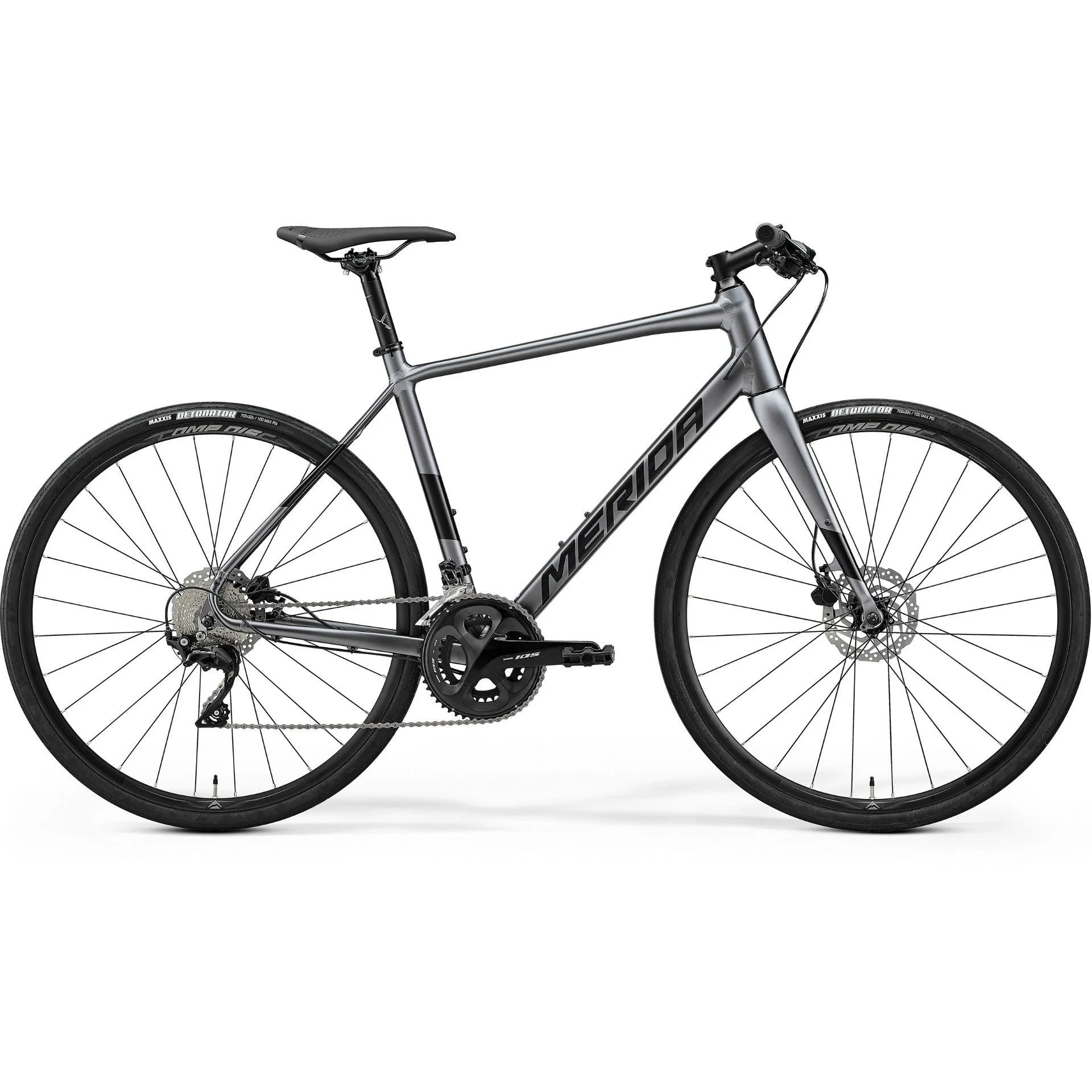 Merida Speeder 400 Flat Bar Road Bike Silk Dark Silver