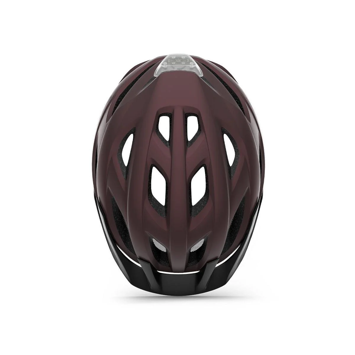 Met Crossover Helmet Burgundy Matte with LIGHT - Image 4