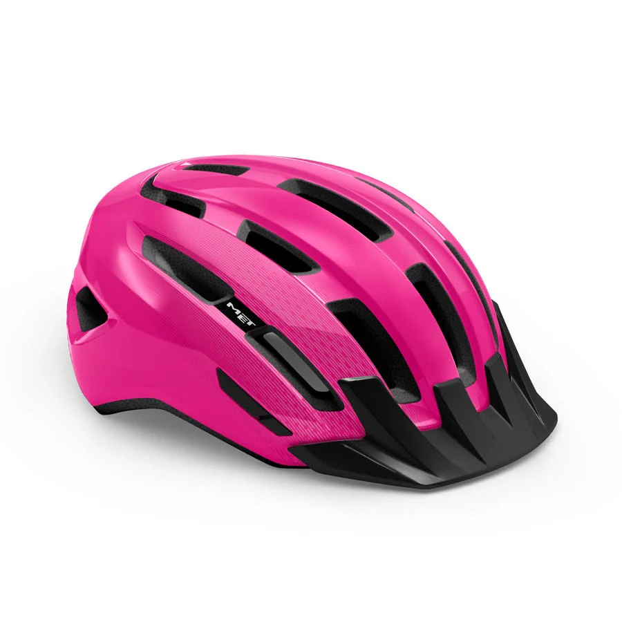 MET Downtown Helmet Pink 52-58cm - Image 2