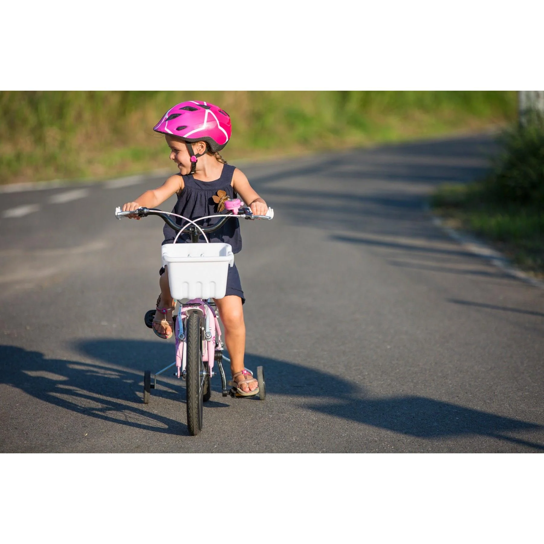 MET Genio/Elfo Pink Stars Girls Helmet - Image 4