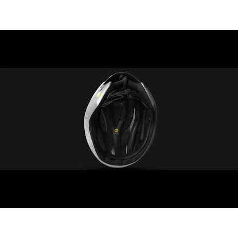 MET Trenta 3K Carbon MIPS Road Helmet White/Silver - Image 5