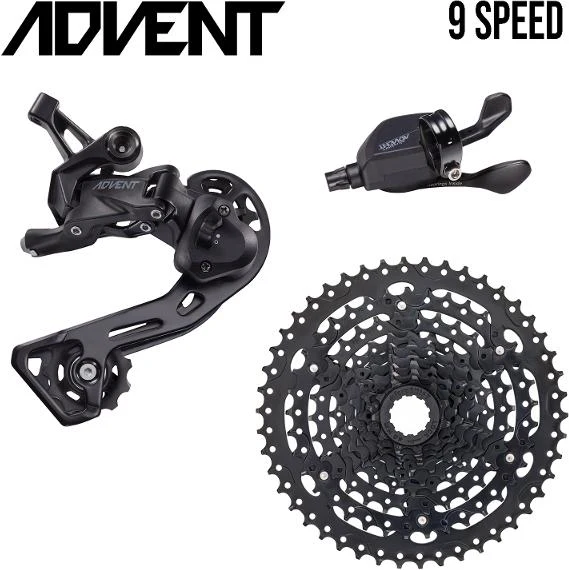 MicroShift Advent 1x9 Speed MTB Groupset 11-46T Black