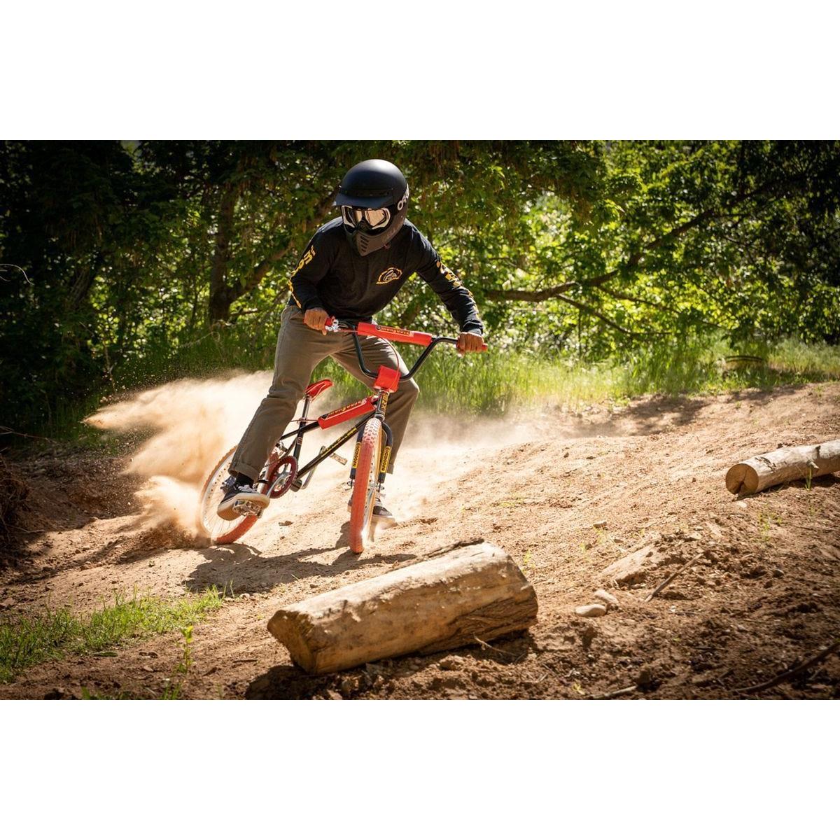 Mongoose Supergoose Classic BMX Bike Red/Blue - Image 5