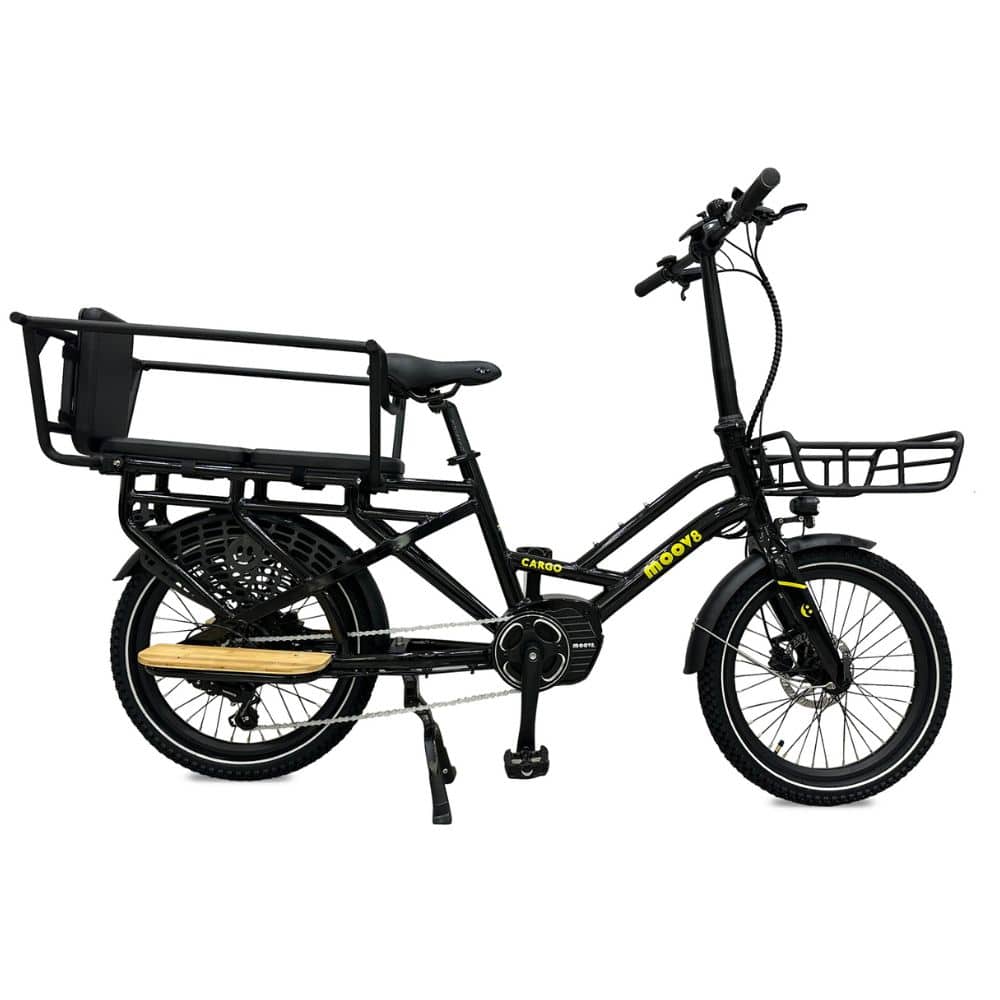 Moov8 Cargo C2 Electric Cargo Bike Black (2024) - Image 3