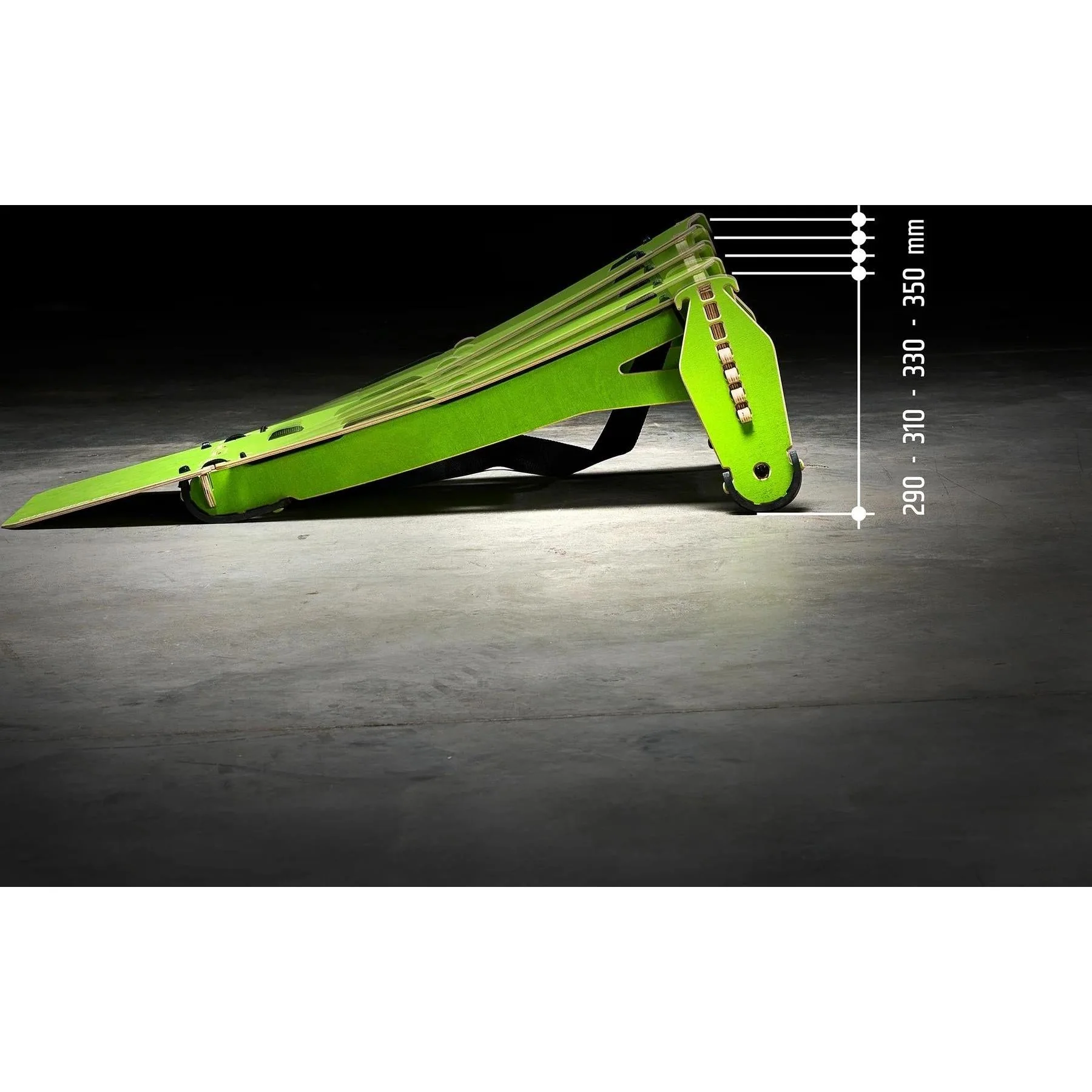 MTB Hopper Intro Portable Kicker Ramp Green - Image 4