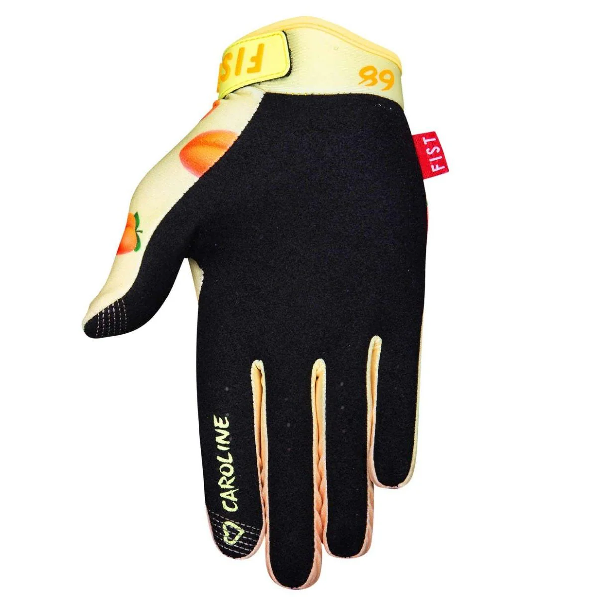 FIST x Caroline Buchanan Full Finger Youth MTB Gloves Peaches - Image 2
