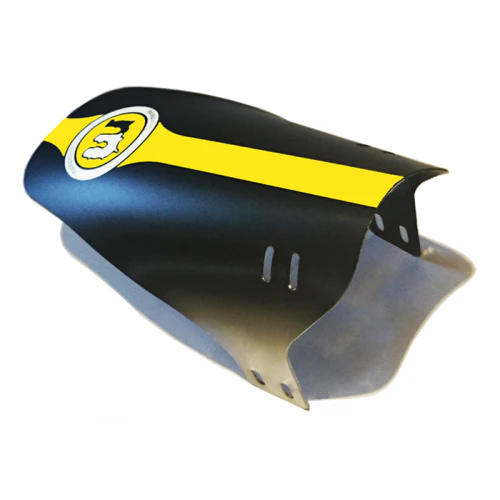 Mucky Nutz Face Front Mudguard Black/Yellow - Image 3